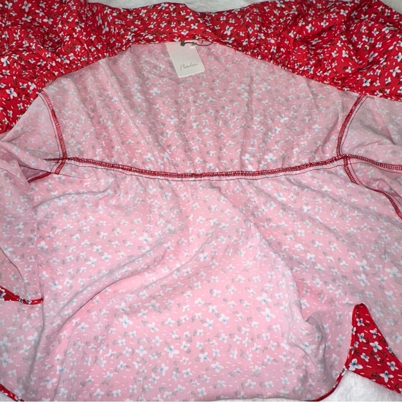 Floral tie front top - Picture 15 of 16